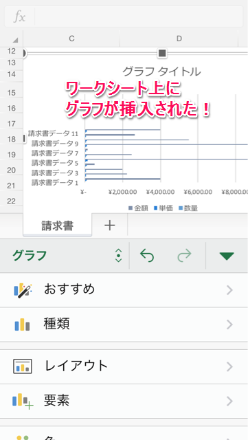 Iphone Ipadアプリ Microsoft Excel おすすめグラフの使い方 Excelを制する者は人生を制す No Excel No Life