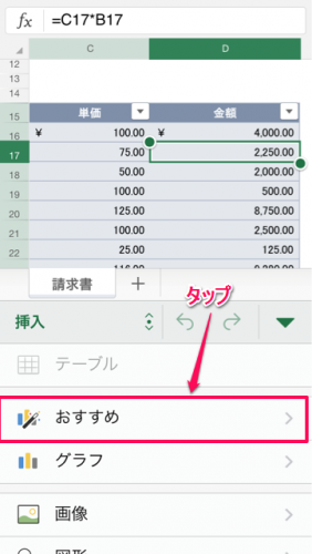 おすすめグラフ①