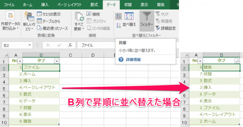 ユーザーの任意の順番に並べ替えを行う方法 Excel Excelを制する者は人生を制す No Excel No Life