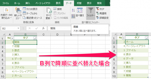 ユーザーの任意の順番に並べ替えを行う方法 Excel Excelを制する者は人生を制す No Excel No Life